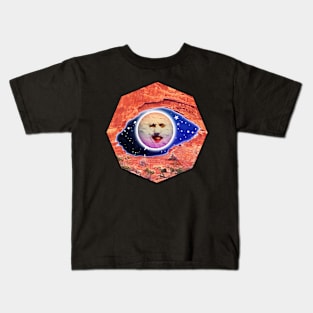 The Moon over Arches Kids T-Shirt